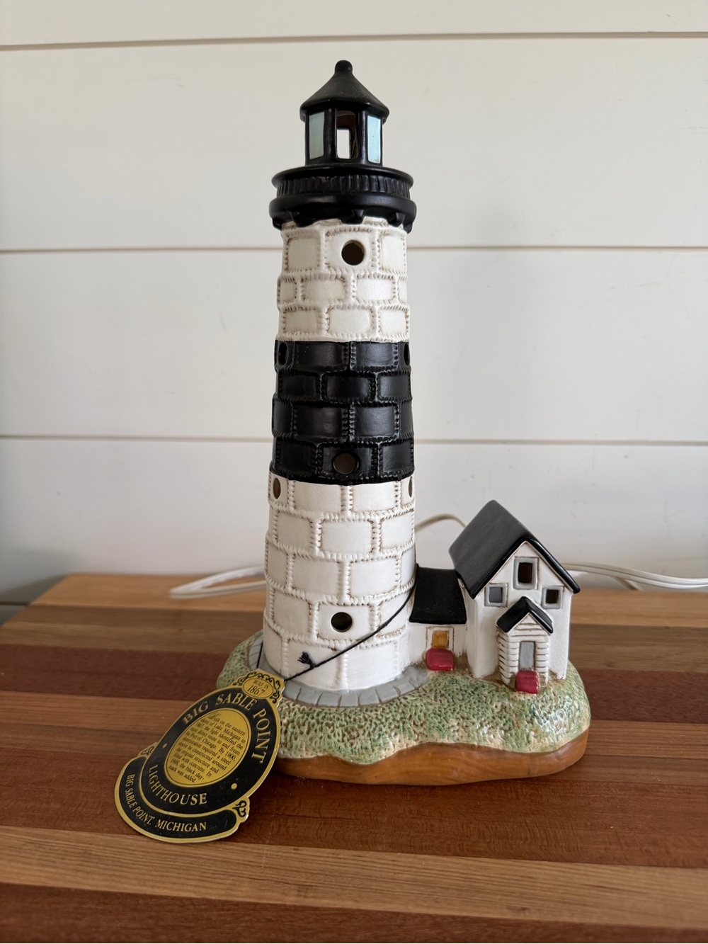 1992 Geo. Z. Lefton Big Sable Point 1987 Lighthouse Lamp